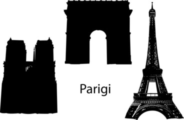 Monumenti parigini - obrazy, fototapety, plakaty