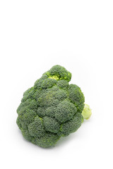 Brocoli sur fond blanc