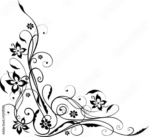 "Blumen, Blumenranke, filigran, floral" Stockfotos und