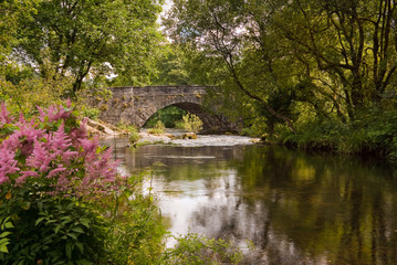 Fototapeta na wymiar Skelwith Bridge w angielskiej Lake District