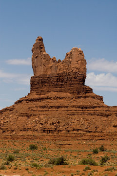 rote Felsen von Monument Valley, Navajo Reservat, Arizona