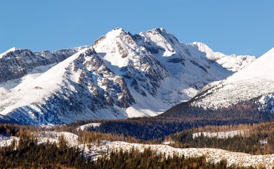 High Tatras Mountains in Winter