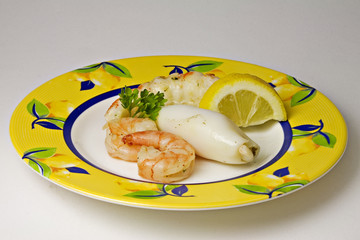 Delikate Meeresfrüchte