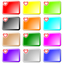 Love buttons