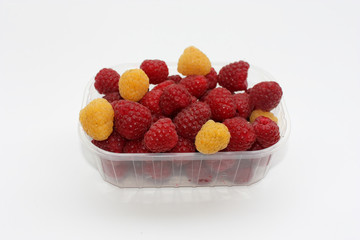 Fresh raspberries