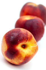 Pfirsiche-Nektarinen ,freigestellt