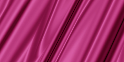pink abstract background with soft silk or textile