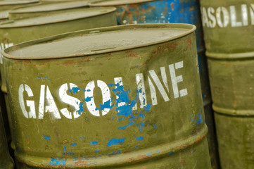gasoline storage drums