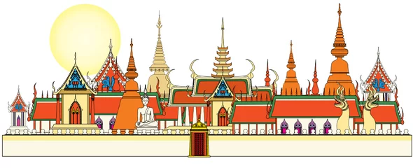 Gardinen Königspalast von Bangkok © Isaxar
