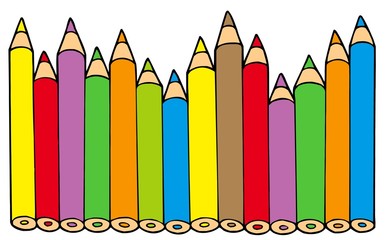 Various colors pencils