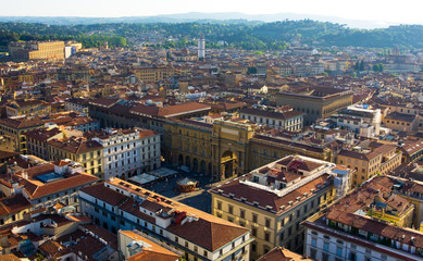 Naklejka premium Firenze panoramic cityscape