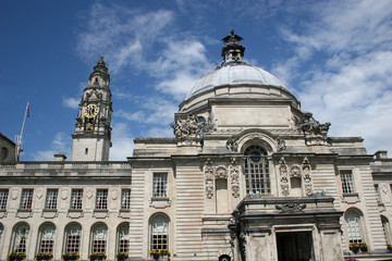 Obraz premium Cardiff city hall
