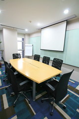 view of modern Meeting room interior