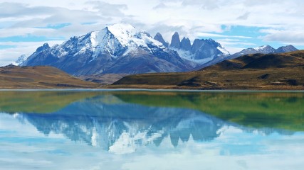Paysage en Patagonie - obrazy, fototapety, plakaty