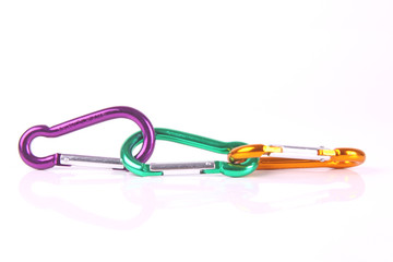 Bunte Karabinerhaken
