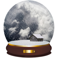 sfera innevata