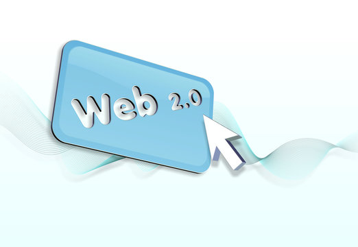 web 2.0 button and pointer