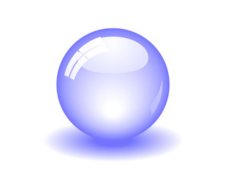 Glossy Blue Ball