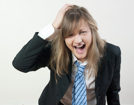 femme fou rire