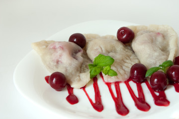 Cherry dumplings