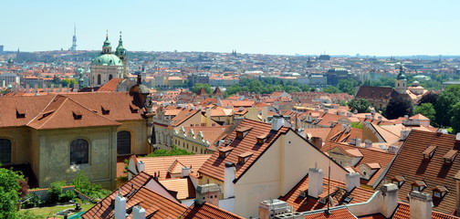 Prague from top