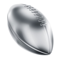American football in silver © zentilia