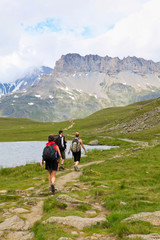 Fototapeta premium Randonnée en montagne