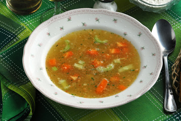 Minestra di pasta trida - Primi della Lombardia