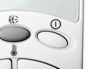 Remote buttons.