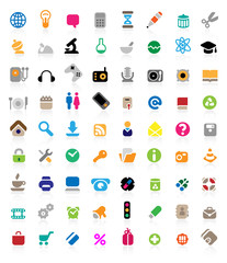 Set of 72 icons
