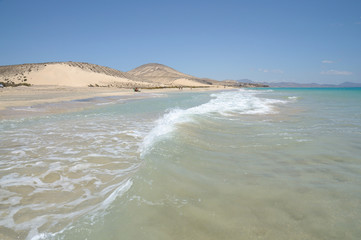 Playa de Sotavento, Jandia, Canary Island Fuerteventura