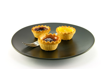 Three Jam Tarts