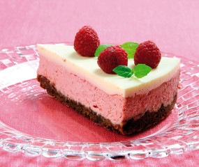 Raspberry cheesecake