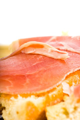 ham and bread