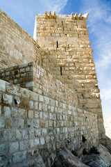 Kreuzfahrerfestung aus islamischer Zeit in Jordanien