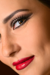 Fototapeta premium portrait of beautiful young women