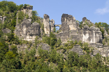 Fototapeta na wymiar Szwajcaria Saksońska odsłon bastion