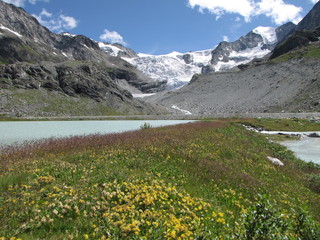 Naklejka na ściany i meble Lac glacière.