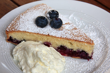 Blaubeerkuchen