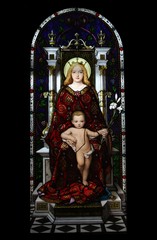 Obraz na płótnie Canvas stained glass, Vatican