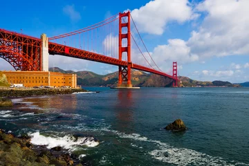 Stickers meubles San Francisco Pont du Golden Gate à San Francisco