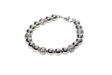 Silver ball chain