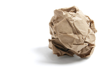 Scrunched Paper Bag