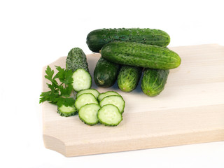 fresh cucumbers