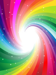 various colors in rainbow colors vector illustrated