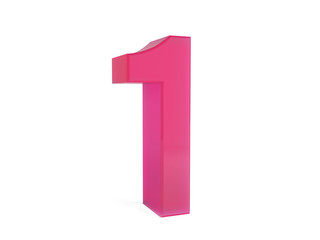 pink number one