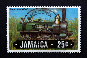 Fototapeta na wymiar Jamaica stamp