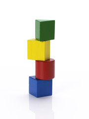 Balanced colourful blocks