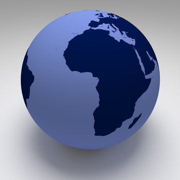 World Globe Blue