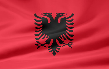 Flagge von Albanien - 15800576